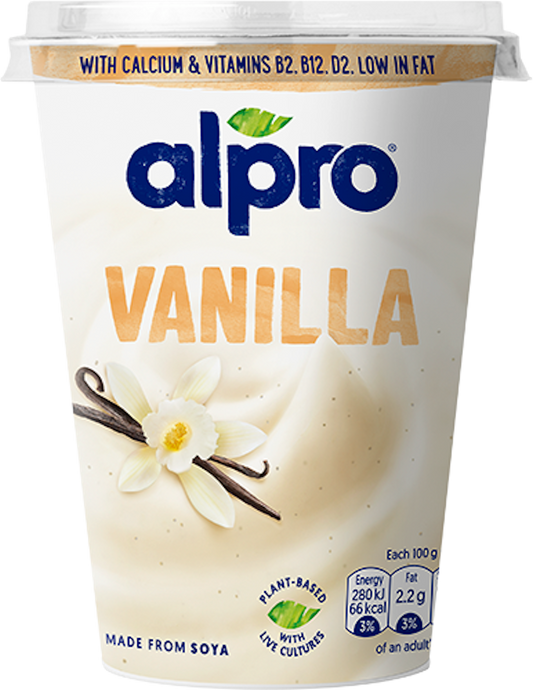 Alpro Yoghurt Vanilla 500gr glutenfree