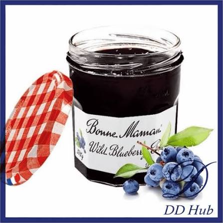 Bonne Maman Wild Blueberry Conserve Fruit Jam spread 370gr glutenfree