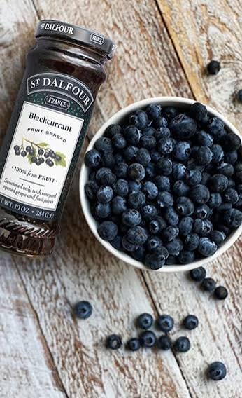 St Dalfour Blackcurrent 100%Fruit Spread (no sugar added) 284gr glutenfree