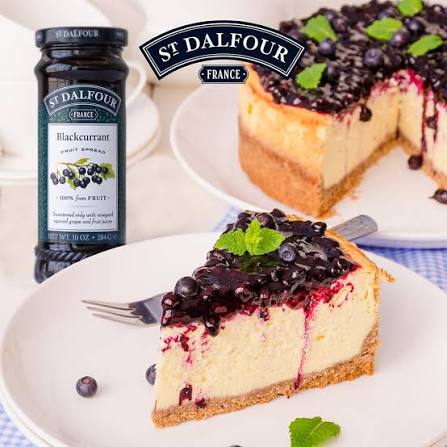 St Dalfour Blackcurrent 100%Fruit Spread (no sugar added) 284gr glutenfree