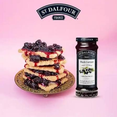 St Dalfour Blackcurrent 100%Fruit Spread (no sugar added) 284gr glutenfree
