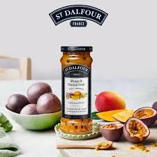 St Dalfour Mango Passionfruit 100% Fruit Spread (no sugar added) 284gr glutenfree