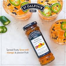St Dalfour Mango Passionfruit 100% Fruit Spread (no sugar added) 284gr glutenfree