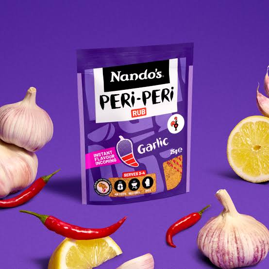 Nando's Garlic Seasoning Rub 25gr glutenfree