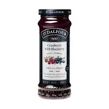 St Dalfour Cranberry Blueberry 100% Fruit Spread (no sugar added) 284gr glutenfree (Copy 2)