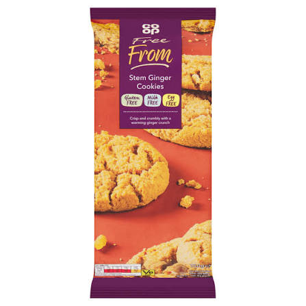 Co Op Glutenfree Stem Ginger Cookies 150g
