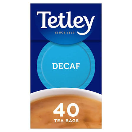 Tetley Yorkshire Decaf Tea bags 40pc 125gr