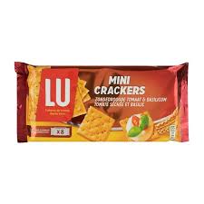 LU Mini Crackers Tomato Basil 8packs 250gr