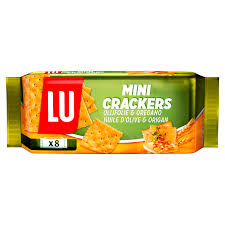 LU Mini Crackers Olive Oregano 8packs 250gr