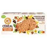 Cereal Cookies Hazelnut Chocolate No Sugar 130gr