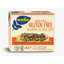 Wasa Crackers Sesame Sea Salt 240gr glutenfree