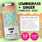 Counter Culture Organic Kombucha Soda Lemongrass & Ginger 330ml glutenfree