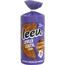 Leev Organic Lentil Choco Cacao Wafers 100gr glutenfree