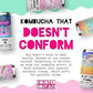 Counter Culture Organic Kombucha Soda Raspberry Elderflower 330ml glutenfree