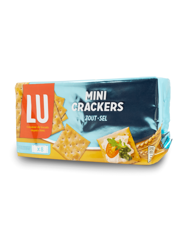 LU Mini Crackers Salt 8packs 250gr