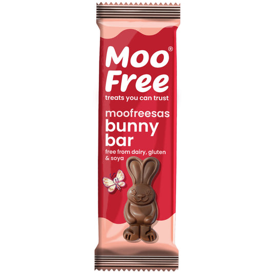 Easter special - Moo Free Bunny Choco bar 30gr