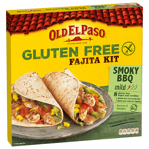 Old El Peso Fajita kit Smoky BBQ Glutenfree 462gr