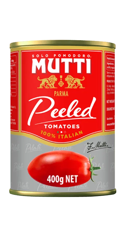 Mutti Peeled Tomatoe (100% tomatoes) 400gr glutenfree