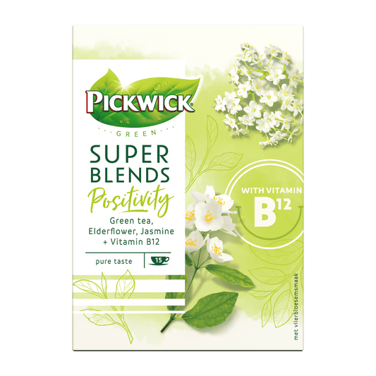 Pickwick Herbal Super Blends Positivity with Vitamin B12 15x