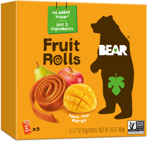 Fruit Rolls Bear Mango 2x5 100gr