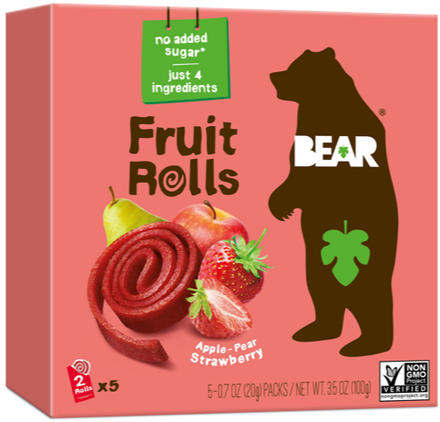 Fruit Rolls Bear Strawberry 2x5 100gr
