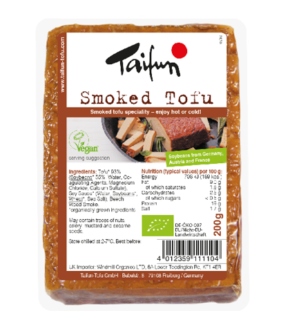 Taifun Organic Smoked Tofu 200gr glutenfree