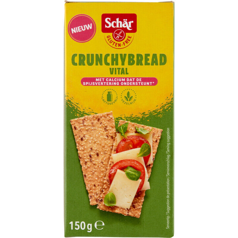 Schar Crackers Crunchybread Vital 150gr glutenfree