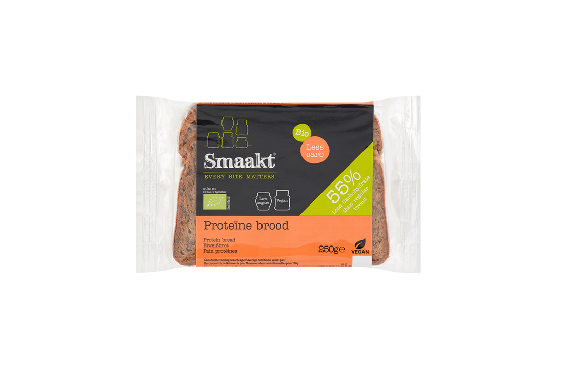 Smaakt Organic Protein bread less carbs 250gr