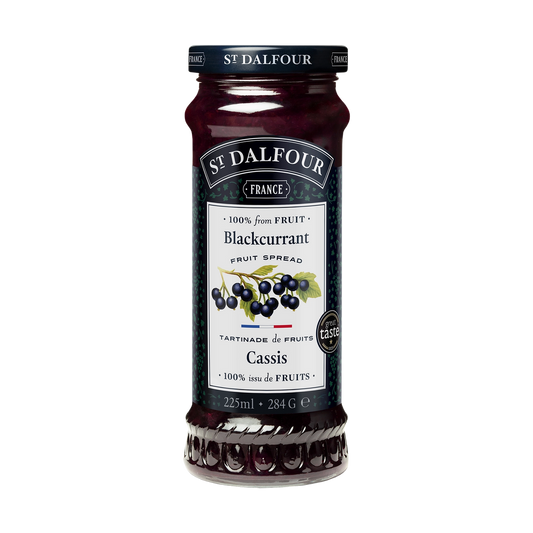 St Dalfour Blackcurrent 100%Fruit Spread (no sugar added) 284gr glutenfree