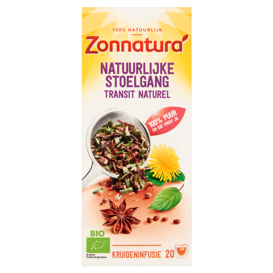 Zonnatura Organic Natural Bowel Movement Tea 20x