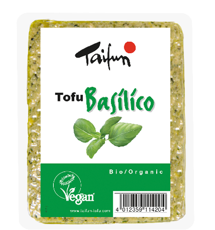 Taifun Organic Tofu Basil 200gr glutenfree