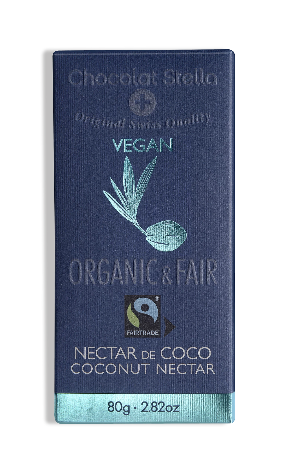 Stella Organic Swiss Chocolate bar Coconut nectar 80gr glutenfree