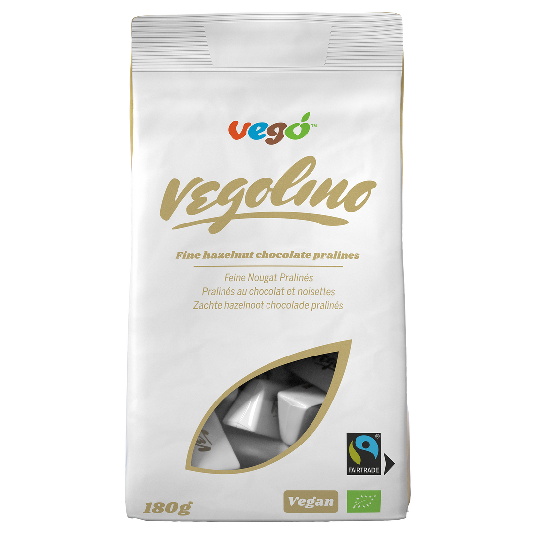 Vego Organic Vegolines Pralines Hazelnut 185g glutenfree