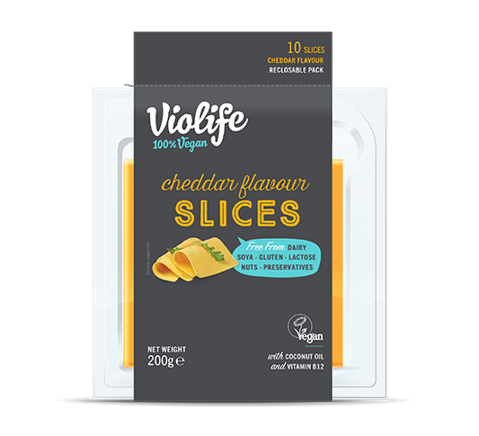 VioLife Cheddar slices Cheese 200gr