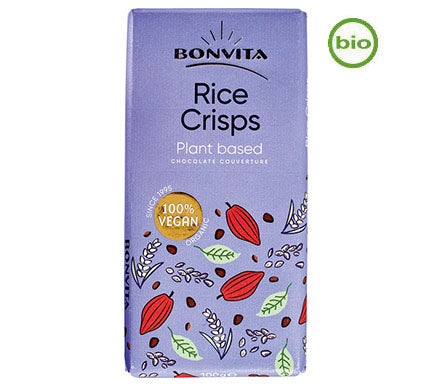 Bonvita Chocolate tablet Rice Crisps 100gr