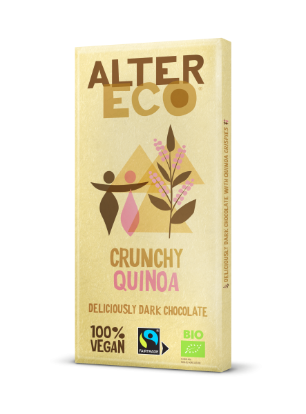 Alter Eco Chocolate tablet Crunchy Quinoa 100gr