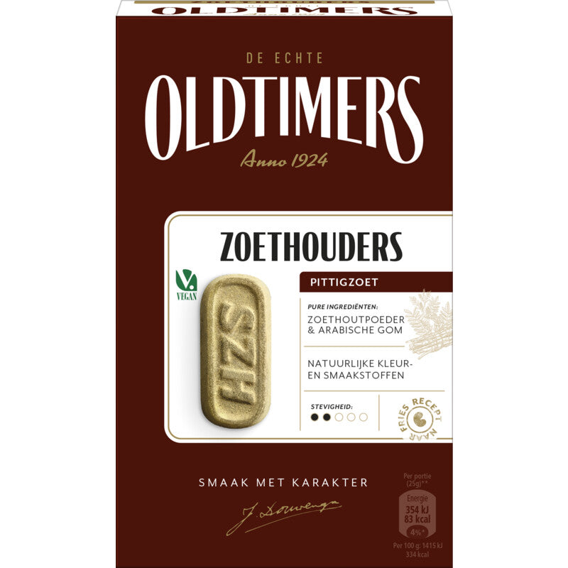 Oldtimers Liquorice Zoethouders 235gr