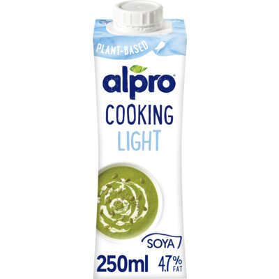 SALE 30% - Alpro Cooking cream Soya Light 250gr (original hkd69, expiry 30-12-24)