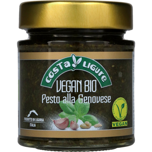 Costa Ligure Organic Pesto Genovese Basil 135gr glutenfree