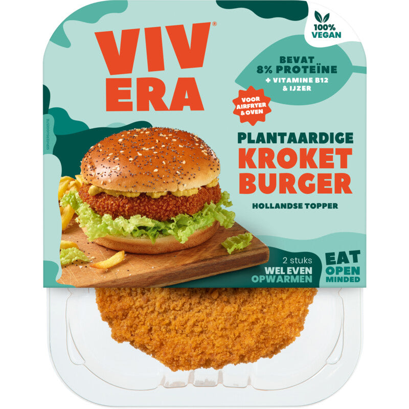 Vivera Crispy Croquette Burger 2x 150gr