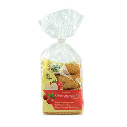 Billy's Farm Organic Apple Cranberry Cookies 175gr