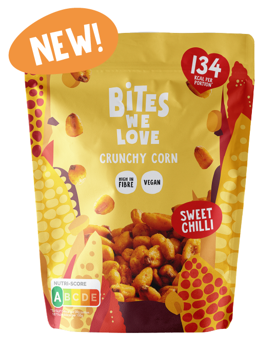 Bites We Love Crunchy Corn Sweet Chili 100gr