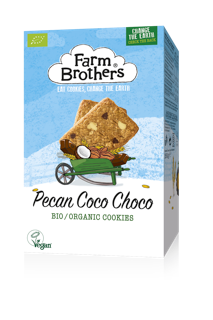 Farm Brothers Organic Pecan Coconut Choco Cookies 150gr