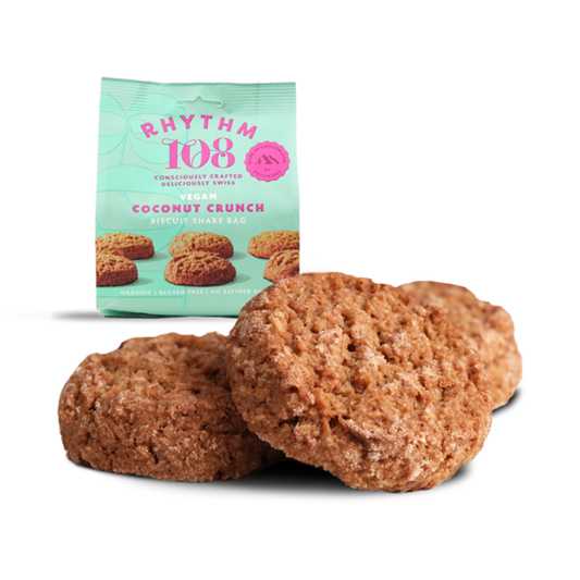 Rhythm 108 Organic Coconut crunchy Cookies glutenfree 135gr