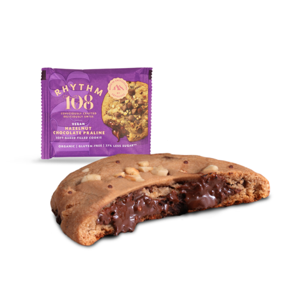 Rhythm 108 Organic Choco Praline soft-baked Cookies glutenfree 50gr