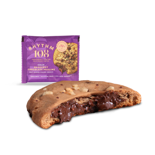 Rhythm 108 Organic Choco Praline soft-baked Cookies glutenfree 50gr