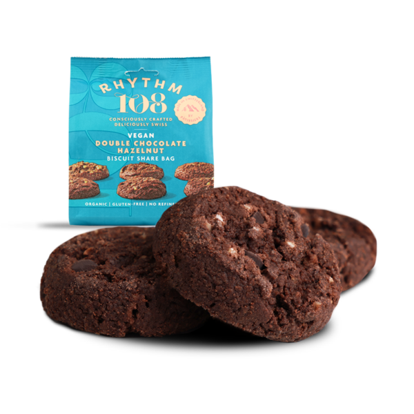 Rhythm 108 Organic Double Choco crunchy Cookies glutenfree 135gr