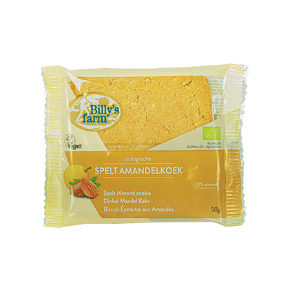 Billy's Farm Organic Spelt Almond Cookie 50gr