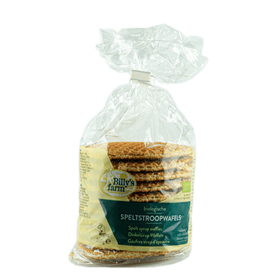 Billy's Farm Organic Syrupwaffles / Stroopwafels Spelt 300gr