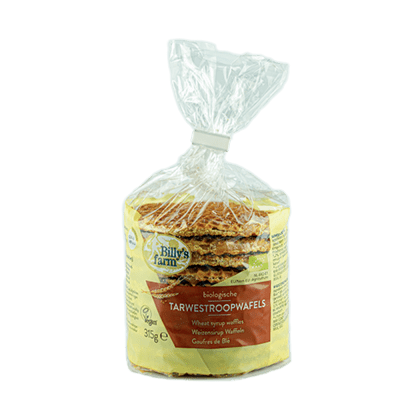 Billy's Farm Organic Syrupwaffles / Stroopwafels Wheat 315gr